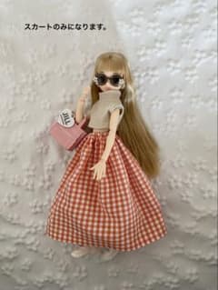 22cmドール用 手縫い ふんわりスカートのサムネイル