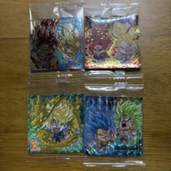 ドラゴンボール 超戦士シールウエハース 4枚セットのサムネイル
