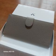 くま様専用 Kitamura 長財布 グレージュ レザー | Mercari