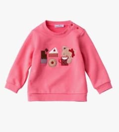 現行品✨familiar ピンク　トレーナー✨美品のサムネイル