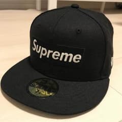 Supreme NEW ERA ボックスロゴキャップ ブラックのサムネイル