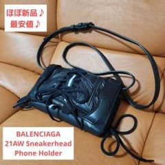 ほぼ新品 バレンシアガ スニーカーヘッド ショルダーバッグ フォン