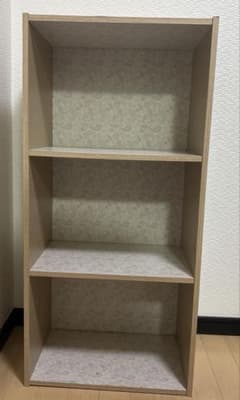 中古品　カラーボックス　（ペイズリー柄） - 4
