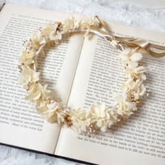 ベビー＆キッズ用花冠 ivory/naturalのサムネイル