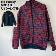 old stussy 中綿ジャケット　リバーシブル　総柄　ショーンフォント　S old stussy 中綿ジャケット リバーシブル ショーンフォント M - メルカリ