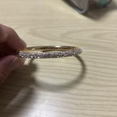 ゴールドカラー パヴェブレスレットのサムネイル