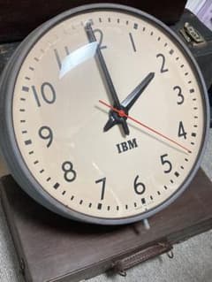 IBM 掛時計 直径約30cm・厚めのサムネイル