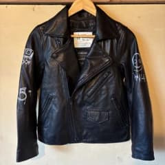 未使用品　美品GO TO HOLLYWOOD ダブルライダース レザージャケットのサムネイル