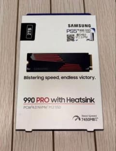 Samsung 990 PRO ヒートシンクモデ儿2TB(7,450MB/秒)