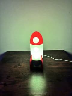 IKEA AFTONSPARV アフトンスパルヴ LEDテーブルランプ ロケット