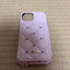 ému 핑크 퀼팅 iPhone 케이스