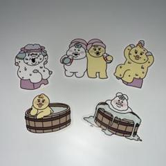極楽湯 んぽちゃむ コラボ タオル 3種セット 極楽湯 んぽちゃむ コラボ タオル 3種セット んぽちゃむ×極楽湯・
