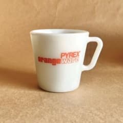 アメリカ オールドパイレックス Orange wareマグ コーニングPYREX