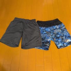 adidas キッズ ハーフパンツ 2枚セットのサムネイル