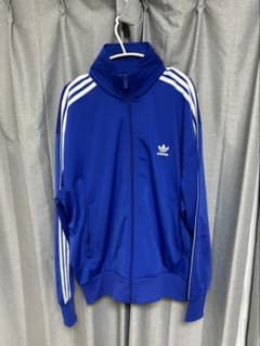 adidas フルジップ ジャージ ブルー XLのサムネイル