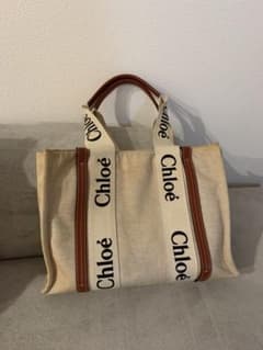 Chloé リネン製WOODYトートバッグのサムネイル