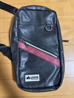 LOGOS ショルダーバッグ ブラック/レッドのサムネイル