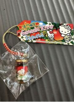 ハローキティ ストラップ 信州 りんご 瓶詰め ご当地キティ - メルカリ