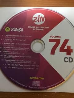 ZUMBA  CD   Zin74のサムネイル
