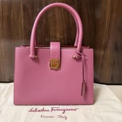 Salvatore Ferragamo ハンドバッグ　ローズピンクのサムネイル