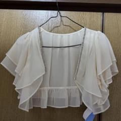 Angela Rose アイボリー フリルカーディガンのサムネイル