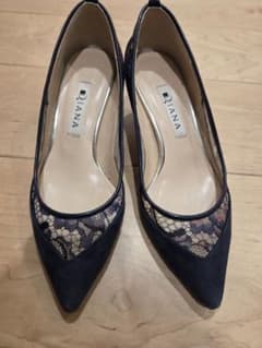 DIANA ダイアナ レース パンプス 21.0cmのサムネイル
