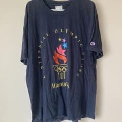 Champion アトランタ五輪 Tシャツ ネイビー L