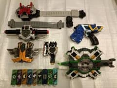 [Junk Item] Kamen Rider Double DX Transformation Belt, Weapon, Gaia Memory - Bundle Sale