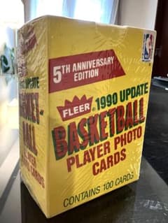 未開封1990年 Fleer NBA Update 100枚コンプリートセット - メルカリ