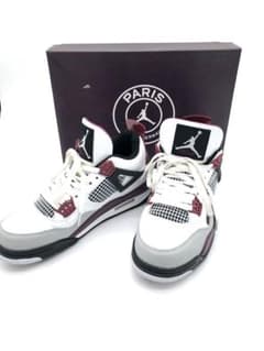 Air Jordan 4 ホワイト/バーガンディ 箱付きCZ5624 100 - メルカリ