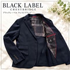 ブラックレーベルクレストブリッジ テーラードジャケット M ブラックレーベル クレストブリッジ テーラードジャケット 1 紺