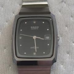 RADO ラドーDIASTARダイヤスター黒文字盤105.0132.3 - メルカリ