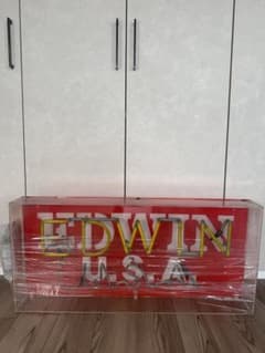 エドウィン edwin ネオン看板 ヴィンテージ - メルカリ