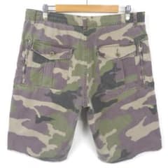 00s STUSSY ステューシー ★ カモフラージュ ショートパンツ W36のサムネイル