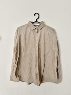 AMERICAN HOLIC ベージュ コーデュロイ長袖シャツ　春服　レディース