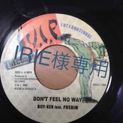 BOY KEN／PUSHIM→DON'T FEEL NO WAY レゲエレコードのサムネイル