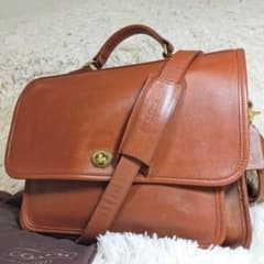 【美品】OLD COACH オールドコーチ ショルダー ビジネス ブリーフケースのサムネイル
