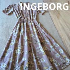 INGEBORG 花柄　ワンピース　X1865 INGEBORG 花柄ワンピース - メルカリ