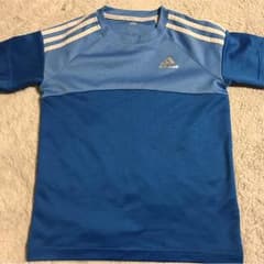 adidas アディダス 140cm 半袖 ポリエステル100%シャツのサムネイル
