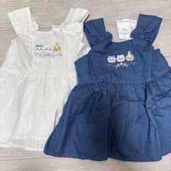 新品 プティマイン ちいかわ ブラウス Tシャツ　110 2枚セット　双子