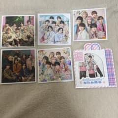 15日まで限定価格】なにわ男子 ましかくフォト 集合 フレークシール