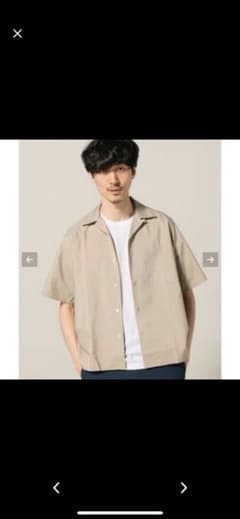 AURALEE SELVEDGE WEATHER CLOTHオープンカラーシャツのサムネイル