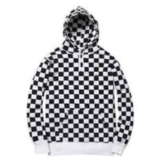 Supreme checkerd hoodie mini box logoのサムネイル