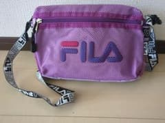 FILA メッシュショルダーバッグ 紫のサムネイル