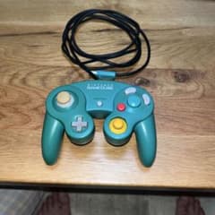 任天堂 ゲームキューブ コントローラー エメラルドのサムネイル