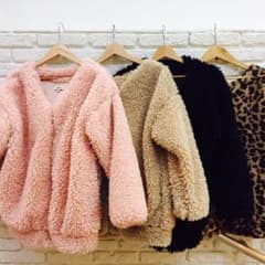 WEGO モコモコジャケット ピンクのサムネイル