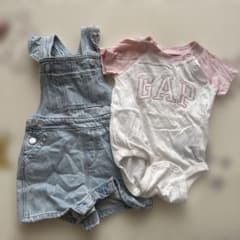 GAP ベビー服 ロンパース オーバーオール セット 6-12ヶ月のサムネイル
