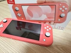 N.SWITCH LITE コーラル ピンクのサムネイル