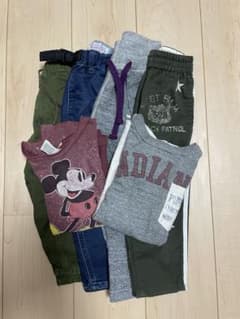 ☆☆様 デニムダンガリー　まとめ売り6点（100-110）のサムネイル