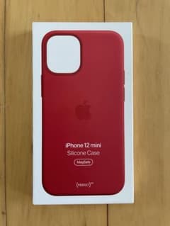 iPhone12mini シリコンケース Apple純正　レッドのサムネイル